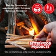 thumbnail image 3 of Betterwood Products 9951 Natural Pine Fatwood 50 Pound Firestarter (2 Pack), 3 of 11