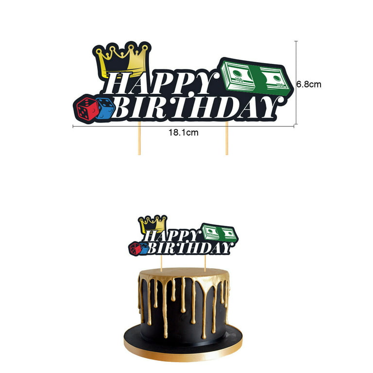 Casino Theme Party Decorations, Casino Birthday Party Decorations Supplies,  Las Vegas Party Decorations, Poker Happy Birthday Banner, CASINO Letter