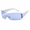 blue, variant on Futuristic Wrap Around Sunglasses for Men & Women – Y2K Punk Shield Visor Style Cycling & Outdoor Sports Eyewear, Windproof Full Coverage Frame, Pink Lens 146mm Wide