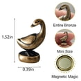 thumbnail image 2 of Tope decorativo para bisagra de puerta WLHYHH, set magnético de ganso en bronce, 2 of 7