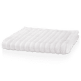 thumbnail image 1 of Bouclair White Ribbed Bath Towel 28x56 in (71x142 cm), 1 of 5