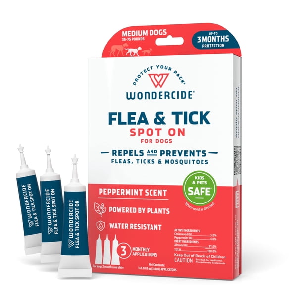 Flea & Tick Dog Spot On Wondercide repele pulgas, garrapatas y mosquitos
