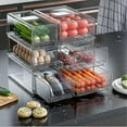 thumbnail image 4 of Drawer Refrigerator Storage Box, Stackable Refrigerator Storage Box, Kitchen Cabinet Fresh Storage S, 4 of 5
