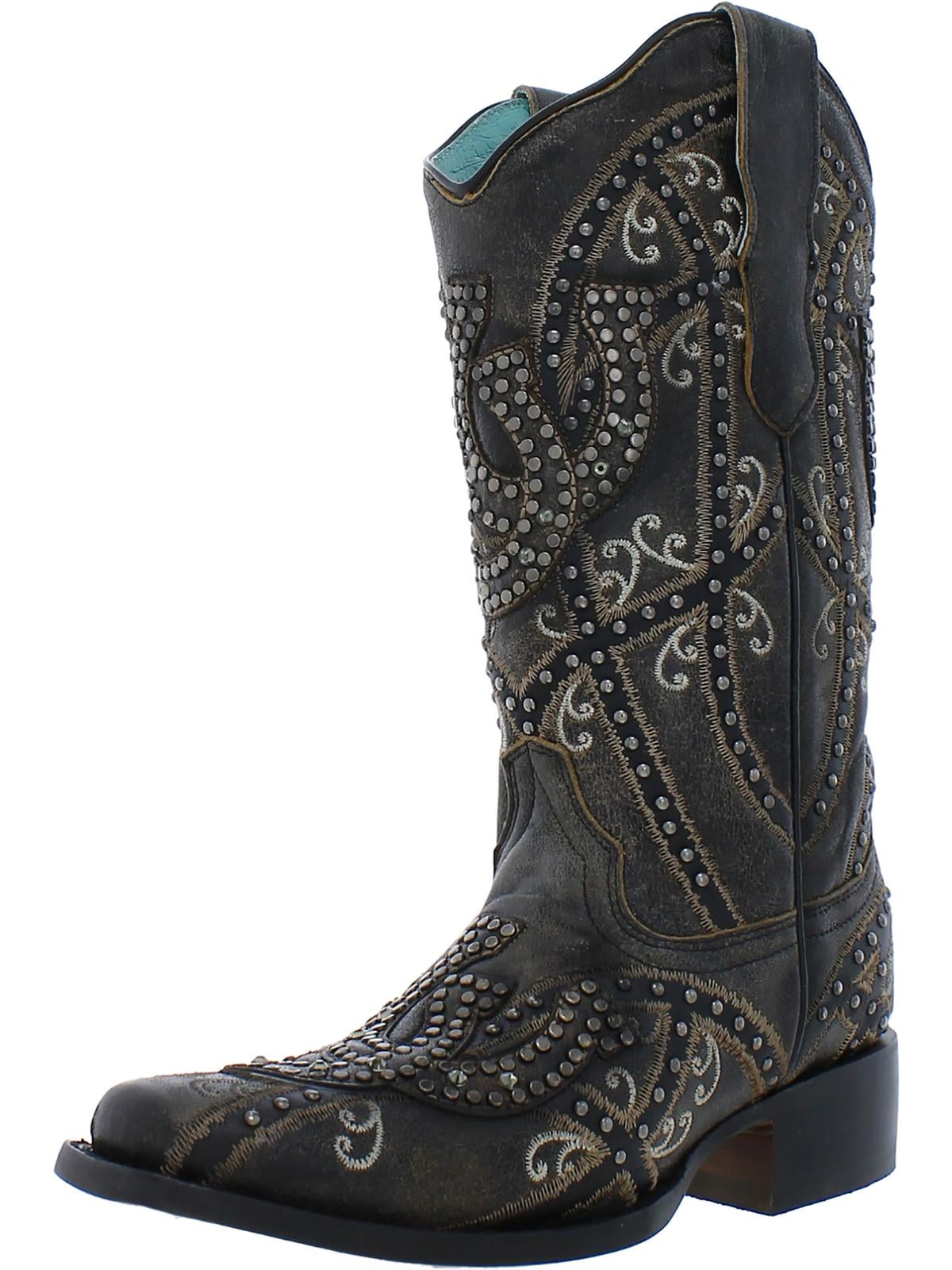 Corral Womens E1616 Rhinestone Tall Cowboy, Western Boots
