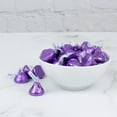 thumbnail image 2 of Purple Hershey's Kisses Candy Milk Chocolates 90ct Bag, 2 of 6
