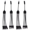 thumbnail image 1 of Solar Panel Photovoltaic Branch Parallel Cable, Waterproof Snap In 2 Set 1000VDC UV Resistance Solar Wire Male Female Connector  For Replacement PV LTY2,PV LTY3,PV LTY4, 1 of 8