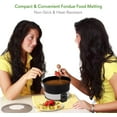 thumbnail image 4 of NUTRICHEF Ensemble de Fondue au Chocolat Électrique PKFNMK26, 4 of 5