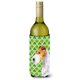 thumbnail image 1 of Caroline'S Treasures Ss4409Literk Fox Terrier Día De San Patricio Trébol Retrato Botella De Vino Abrazadera Enfriador De Botellas Manga Abrazadera Lavable A Máquina Aislante Plegable Soporte Aislado P, 1 of 1