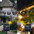 thumbnail image 5 of Flame Vision Solar LED Orange String Lights Flickering Flame String Lights with 10 Globe Waterproof Decorative Hanging Patio Lights for Yard Decor, 5 of 5