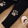 thumbnail image 5 of HFHAPW Kids Girl Fall Winter Outfit Infant Graphic Long Sleeve Sweatshirt and Leggings Pants 2Pcs Girl Clothes Set,12-24 M, 5 of 9
