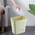 thumbnail image 4 of Meitianfacai Rectangular Open Top Waste Bin Suitable For Home Bathroom Kitchen Bedroom Office Waste Bin Modern Design Plastic Waste Bin, 4 of 7