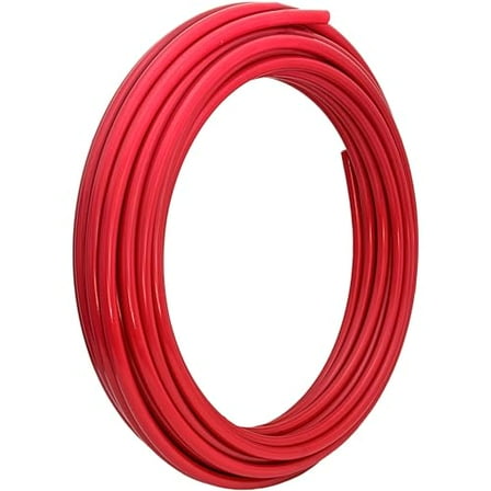 1/2 Inch x 100 Feet Red PEX-A, PEX Pipe Flexible Water Tubing for Plumbing, UA60R100