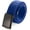 Blue, variant on Cut To Fit Canvas Web Belt Size Up to 52" with Flip-Top Solid Black Military Buckle