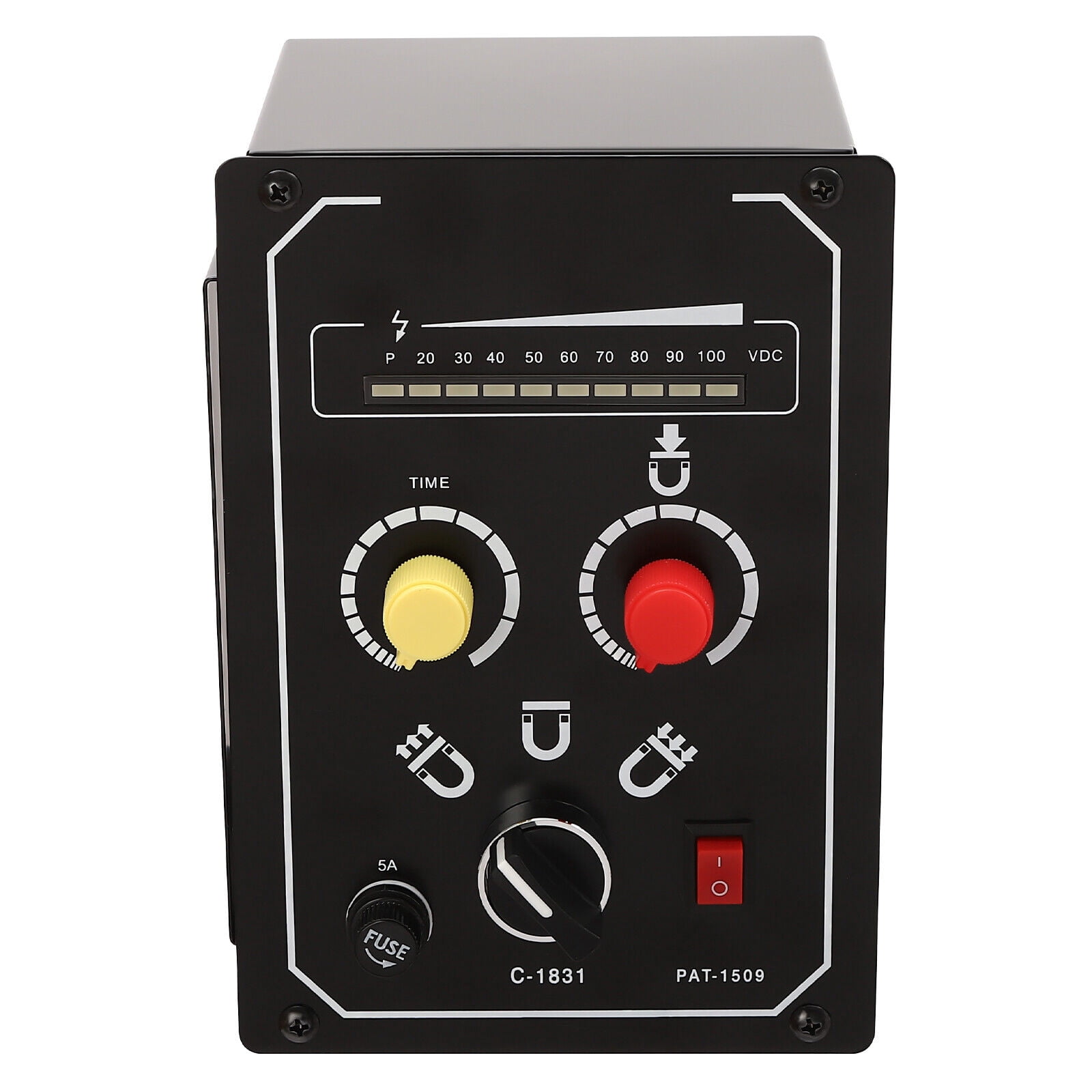 Electro Magnetic Chuck Controller 0-100V 5A DC Magnetic Force Adjustable 110V