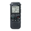 Sony 2GB Digital Voice Recorder with LCD Display, Black, ICD-AX412