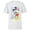 White, variant on Mickey Mouse Retro Vintage Summer Beach Vacation Vibe - Short Sleeve T-Shirt for Kids - Customized-White