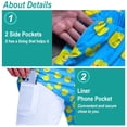 thumbnail image 4 of MINOUVA Men's 2-in-1 Swim Trunks with Compression Liner, Quick-Dry Stretch Fabric, Drawstring Waist, Pockets, Pockets, Shorts Swimwear Bottoms (Men's L), 4 of 7