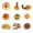 Multicolor, variant on Dezsed fall decor Artificial Pumpkins Fall Decoration Set,Maple Leaf,Pumpkin And Gourd 70pc Multicolor