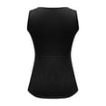thumbnail image 6 of LIZUOJUNF Casual Blouses for Women V Neck Tank Tops for Women Front Sleeveless Tops Flowy Peplum Shirts Casual Elegant Top Vacation Shirt 2025 Fashion Outfits Clothes, 6 of 6