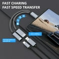 thumbnail image 4 of YIEMEEN Aluminum Type C To USB OTG Cable 2 In 1 Type C Splitter Cable for Phone Tablet, 4 of 7