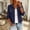 Navy, variant on Womens Zip Up Jacket Roll Tab Sleeve Flap Pocket Drawstring Hem Utility Lightweight Cropped Jackets Women SoftLightweight Fall Jacket Daily Travel Outfits