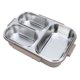 thumbnail image 1 of Contenedor Para Lonchera, Contenedor De Alimentos Apto Para Lavavajillas, 1,2 L, 3 Compartimentos, Acero Inoxidable 304 De Color Caqui Para La Escuela Y La Oficina, 1 of 7