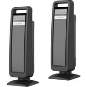 Lasko Ceramic Tower Heater with Save Smart Technology 2-Pack Value Bundle