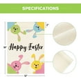 thumbnail image 5 of SPXUBZ Happy Easter Bunny Garden Flag Double Sided, Easter Rabbits Holiday Yard Outdoor Flag 12x18 Inch, 5 of 6