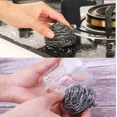 thumbnail image 2 of RUGED - ×3 Stainless Steel Sponges Scrubbing Scouring Pad Scrubber Kitchen Bathroom, 2 of 6