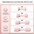 thumbnail image 3 of Mancuernas Ajustables, Juego de Pesas de Mano Ajustables, 2, 3, 4, 5 Libras, Múltiples Opciones de Peso, Juego de 2 Mancuernas Ajustables con Mango Antideslizantede, Entrenamiento de Fuerza, 3 of 7