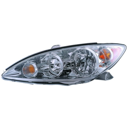 Headlight Lamp for 05-06 Toyota Camry LE/XLE Chrome Housing Driver Left