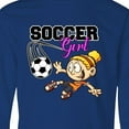 thumbnail image 4 of Inktastic Soccer Girl Long Sleeve Youth T-Shirt, 4 of 5