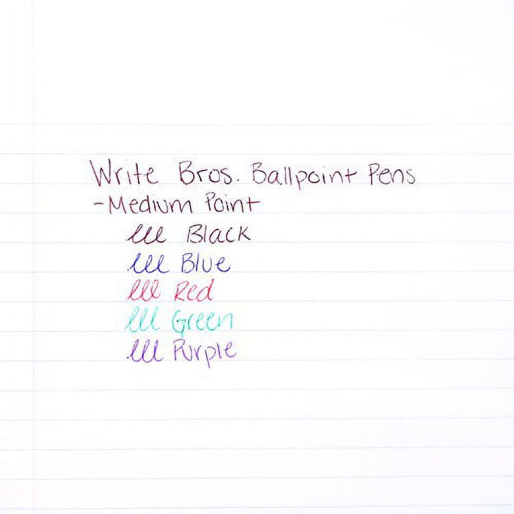 Paper Mate Write Bros Ball Point Cap-Pens Assorted 10 ea