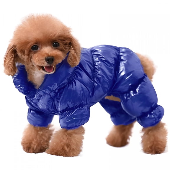 GASTROPOD Dog Coat, Waterproof Dog Jacket for Winter, Fullbody Dog Coats Snowsuit, Windproof Puppy Down Jacket Coat, Fleece Winter Vest for Dogs, Cold Weather Dog Coats for Small Dogs