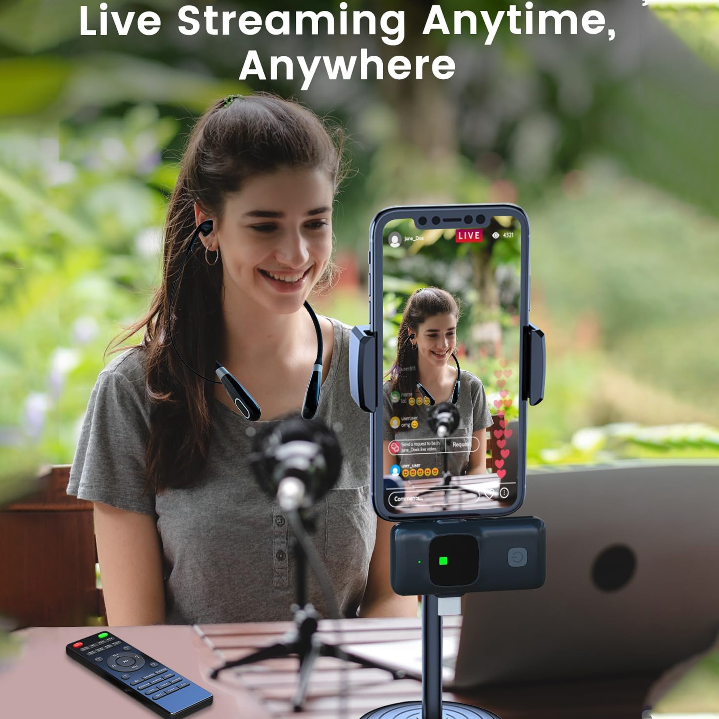 E8 Wireless Sound Card Live Streaming Earphones Broadcasting Audio Editing headphones
