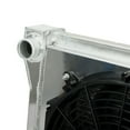 thumbnail image 7 of Confote 3 Row Aluminum Radiator with Shroud 12" Fan Compatible For Chevy/GMC C/K 10/20/30 Series Pickup Truck 1967-1972, 7 of 7