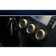 thumbnail image 4 of 3×s de Aire Acondicionado del Coche Radio Volume s Radio Perilla Cubre Decorativo para Impreza / STi Negro Soledad Cubiertas del anillo de la perilla de aire acondicionado, 4 of 10