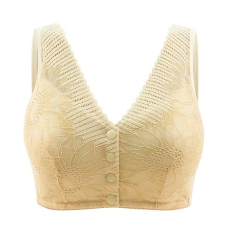 LEEy-World Lingerie for Women Filifit Sculpting Uplift Bra Women Fashion Deep Cup Bra Hides Back Bra with Shapewear Push Up Sports Bra White 36