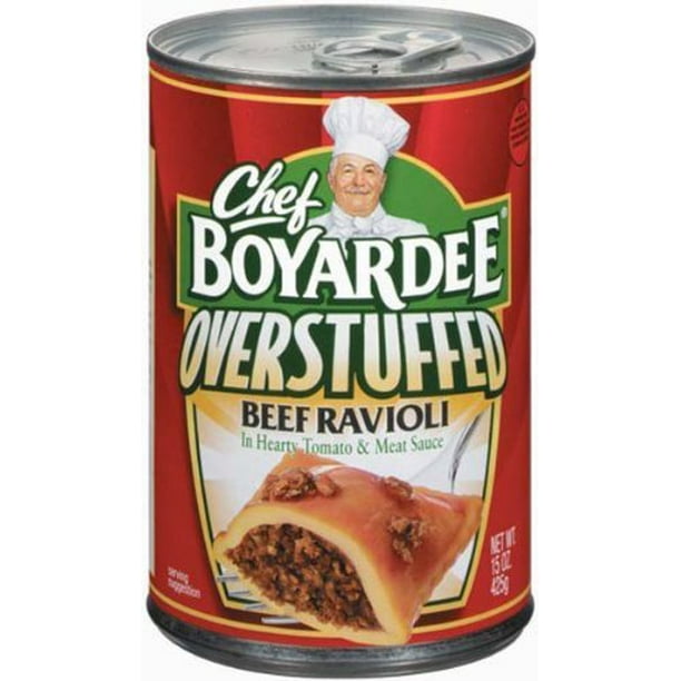 Chef Boyardee, Big Beef Ravioli, Overstuffed, 15oz Can (Pack of 6 ...