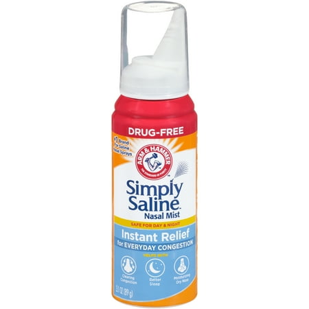 Arm & Hammer™ Simply Saline™ Nasal Relief Nasal Mist 3.0 fl. oz. Spout-Top Can
