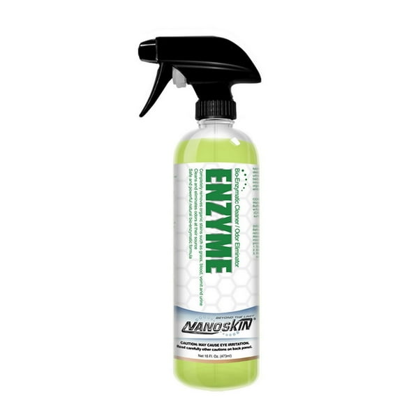 Nanoskin ENZYME Multi-Purpose Cleaner & Odor Eliminator 16 Oz. - Removes Complex Organic Stains, Dirt, Grease, and Grime from Multi Surfaces | For Automotive, Floor, Kitchen, Bathroom, Plumbing