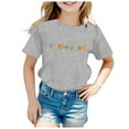 thumbnail image 2 of TZEWGL T-Shirts pour Fille Garçon Rentrée des Classes Saison Imprimé Col Rond Manches Courtes Haut pour Bébé Taille 12-13T, 2 of 4