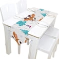 thumbnail image 5 of Coolnut Table Runner 13"x90", Cute Deer Animals Trees Washable Table Cloth Runner for Holiday Home Wedding Table Top Decoration, 5 of 5