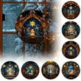 thumbnail image 6 of Matoen Christmas Nativity Story Acrylic Ornaments, Christian Jesus OrnamXmas ent Nativity Scene Hanging Ornaments Tree Ornaments Religious Gift for Family(Classic), 6 of 6