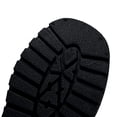 thumbnail image 4 of Women Fashion Low Ankle Slip on Rain Boots Waterproof Anti-Slip Deep Lug Sole Short Wellies Lightweight Footwear for Rainy Commute, Garden Yard Work Black 10(44), 4 of 6