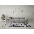 thumbnail image 3 of Ahgly Company Indoor Square Persian Gray Bohemian Area Rugs, 3' Square, 3 of 4