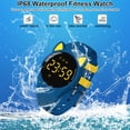 thumbnail image 6 of HUYVMAY Kids Fitness Watch Without App and Smartphone, 1 Hour Charging for 20 Days Use, IP68 Waterproof Activity Tracker for Girls Boys Teens Students,Fit Watch with Alarm Clock Step Counter, 6 of 9