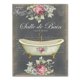 thumbnail image 1 of Pinturas decorativas francesas para el baño, carteles Vintage de Salle de Bain Le Bain, pizarra desgastada, arte de pared fino, imágenes en lienzo, 1 of 4