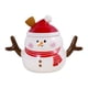 thumbnail image 2 of Puntoco Taza de cerámica navideña creativa con tapa y cuchara Taza de modelado de dibujos animados Taza de muñeco de nieve navideño Vasos de agua de gran capacidad, 2 of 6