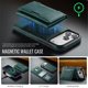 thumbnail image 4 of Funda para IPhone 17 Pro Max 6.9" RFID Funda Protectora con Bloqueo y Soporte Magsafe con 7 Ranuras para Tarjetas 2 en 1 Funda Protectora de Cuero a Prueba de Golpes con Tapa Desmontable, Verde, 4 of 7